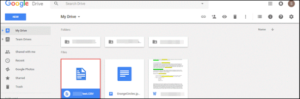 select the single doc file 