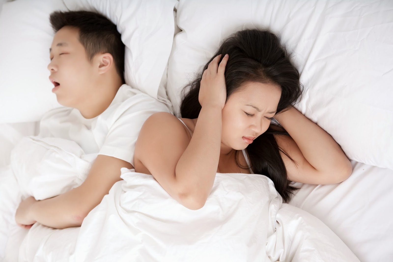 Problems of the snoring partner