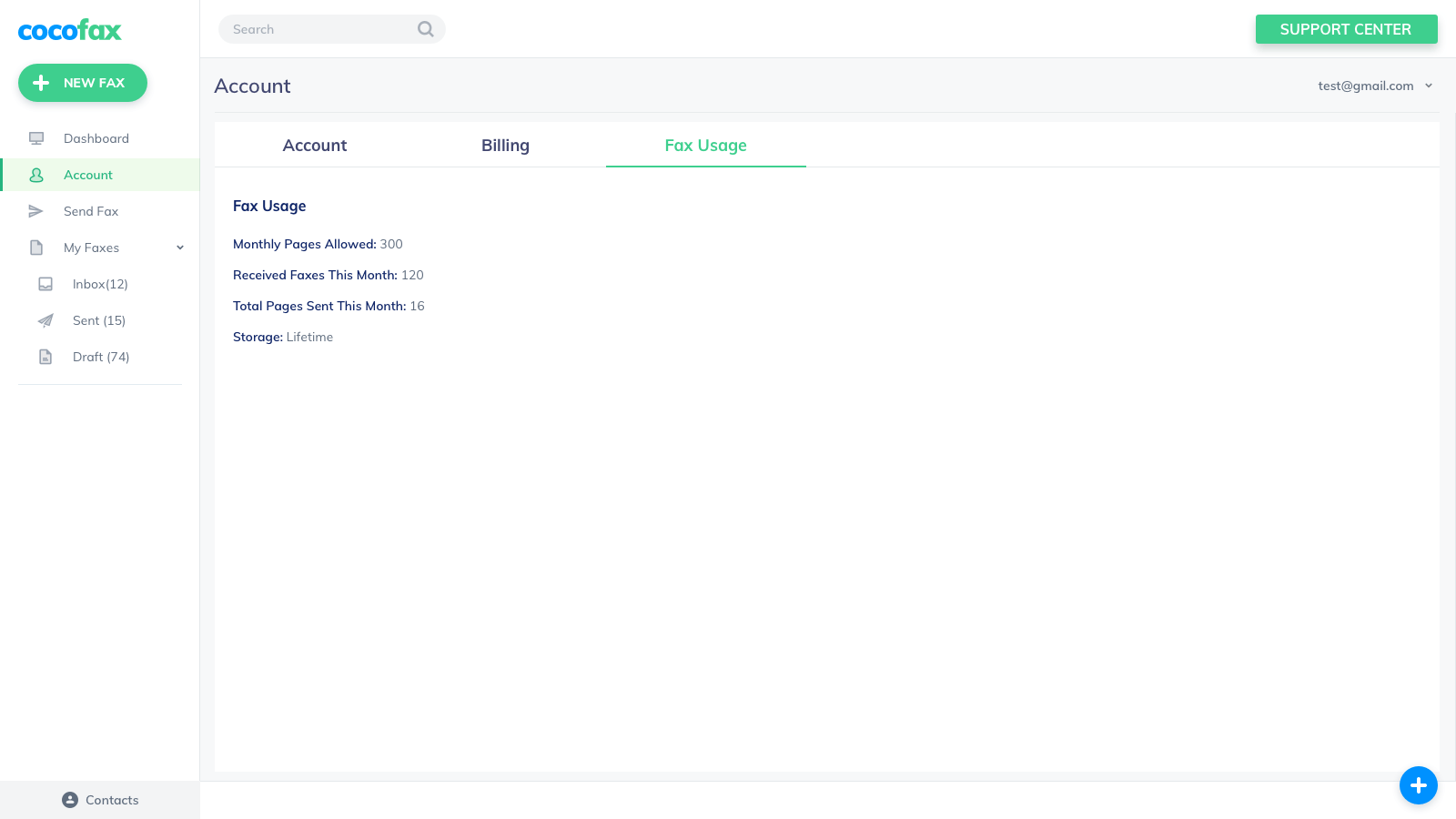 How to send fax using CocoFax from Windows 10-4
