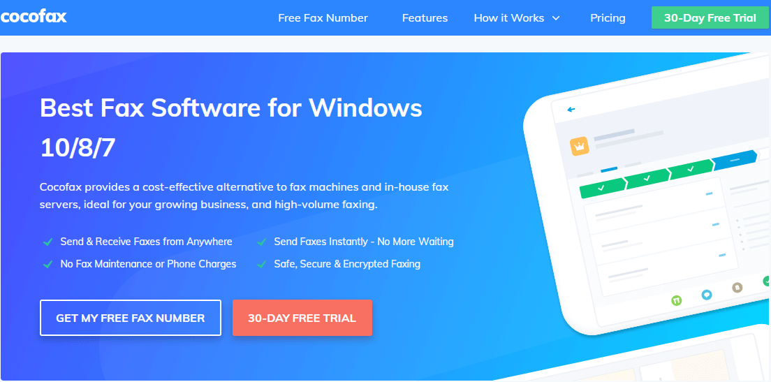 How to send fax using CocoFax from Windows 10