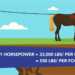 how much horsepower does a horse have