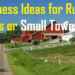Small Business Ideas Rural Areas