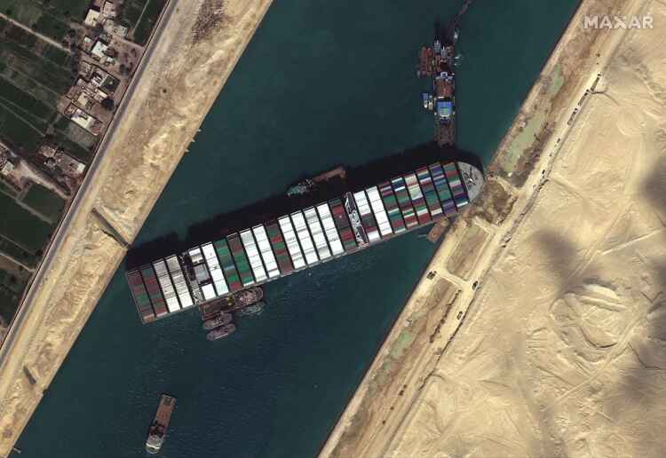 Suez Canal Blockage Eases After Ship Unblocked After Seven Days